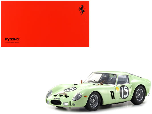 Ferrari 250 GTO #15 Innes Ireland Winner "Goodwood Tourist Trophy" (1962) 1/18 T&y Diecast Model Car by Kyosho