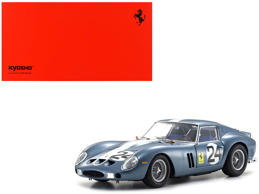 Ferrari 250 GTO #24 Phil Hill - Olivier Gendebien 2nd Place "Sebring 12 Hours" (1962) 1/18 T&y Diecast Model Car by Kyosho