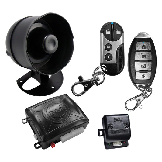 OMEGA *TMUNDIALSSX* K-9 Car Alarm/Keyless Entry with (2) 4-Button Remote Transmitters