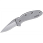 Kershaw Chive Assisted Open Liner Lock Drop Point Blade EDC Folding Pocket Knife - Silver