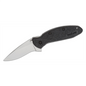 Kershaw Scallion Assisted Open Inset Liner Lock Drop Point Blade EDC Folding Pocket Knife - Black