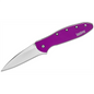 Kershaw Leek Assisted Open Liner Lock Drop Point Blade EDC Folding Pocket Knife - Purple