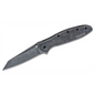 Kershaw Random Leek Assisted Open Frame Lock Reverse Tanto Blade EDC Folding Pocket Knife with BlackWash Finish - Blackwash