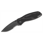 Kershaw Glassbreaker Blur-Serrated Assisted Open Inset Liner Lock Do-it-All Blade Blade EDC Folding Pocket Knife - Black