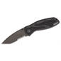 Kershaw Tanto Blur-Serrated Assisted Open Inset Liner Lock Tanto Blade EDC Folding Pocket Knife - Black