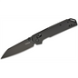 Kershaw Iridium Reverse Tanto Manual DuraLock Reverse Tanto Blade EDC Folding Pocket Knife with Black Blade - Black