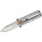 Kershaw Cybernet Manual Open Sliding Button Lock Spear Point Blade EDC Pocket Knife - Gray
