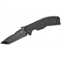 Kershaw CQC-8K Manual Open Liner Lock American Tanto Blade EDC Folding Pocket Knife with Black-oxide coating - Black