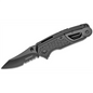 Kershaw Funxion EMT-Serrated Assisted Open LIner Lock Drop Point Blade Rescue Folding Pocket Knife - Black