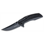 Kershaw Outright Assisted Open Frame Lock Trailing Point Blade EDC Folding Pocket Knife - Black