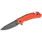 Kershaw Barricade Assisted Open Liner Lock Drop Point Blade Rescue Folding Pocket Knife - Color Orange