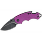Kershaw Shuffle Multifunction Manual Open Inset Liner Lock Drop Point Blade EDC Folding Pocket Knife with BlackWash Finish - Purple