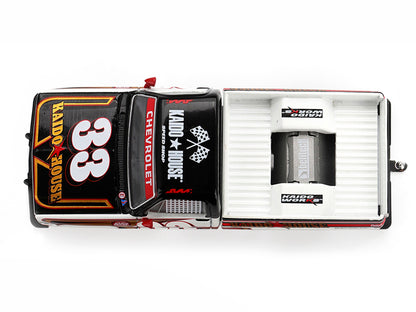 Chevrolet Silverado Pickup Truck #33 "Kaido Intimidator V1" White and Black with Graphics (Designed by Jun Imai) "Kaido House" Special 1/64 Diecast Model Car by Mini GT