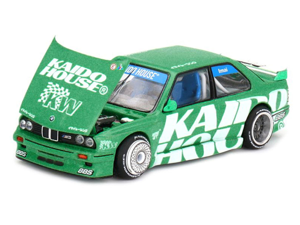 BMW M3 Green Metallic Graphics (Designed by Jun 1/64 Diecast Model Car - Mini GT