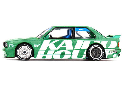 BMW M3 Green Metallic Graphics (Designed by Jun 1/64 Diecast Model Car - Mini GT