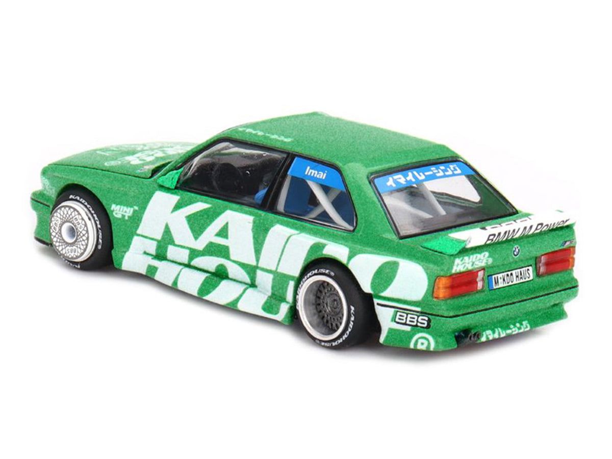 BMW M3 Green Metallic Graphics (Designed by Jun 1/64 Diecast Model Car - Mini GT