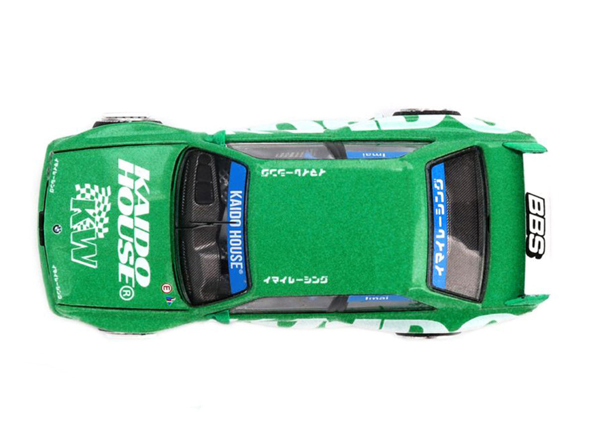 BMW M3 Green Metallic Graphics (Designed by Jun 1/64 Diecast Model Car - Mini GT