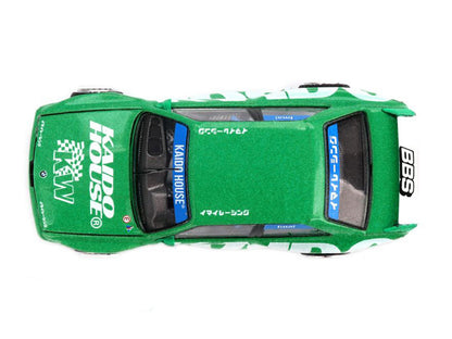 BMW M3 Green Metallic Graphics (Designed by Jun 1/64 Diecast Model Car - Mini GT