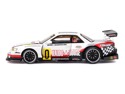 Nissan Silvia S13-R "Circuit Spec V1" RHD (Right Hand Drive) White with Graphics (Designed by Jun Imai) "Kaido House" Special 1/64 T&y Diecast Model Car by Mini GT