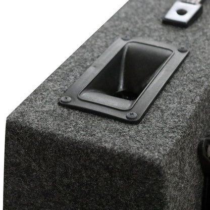 WOOFER BOX DUAL 10" XXX 2-WAY LOADED ANGLE STYLE; 300WATTS