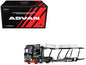 Mercedes-Benz Actros Gigaspace Auto Transporter "ADVAN Yokohama" Black 1/64 T&y Diecast Model by GCD