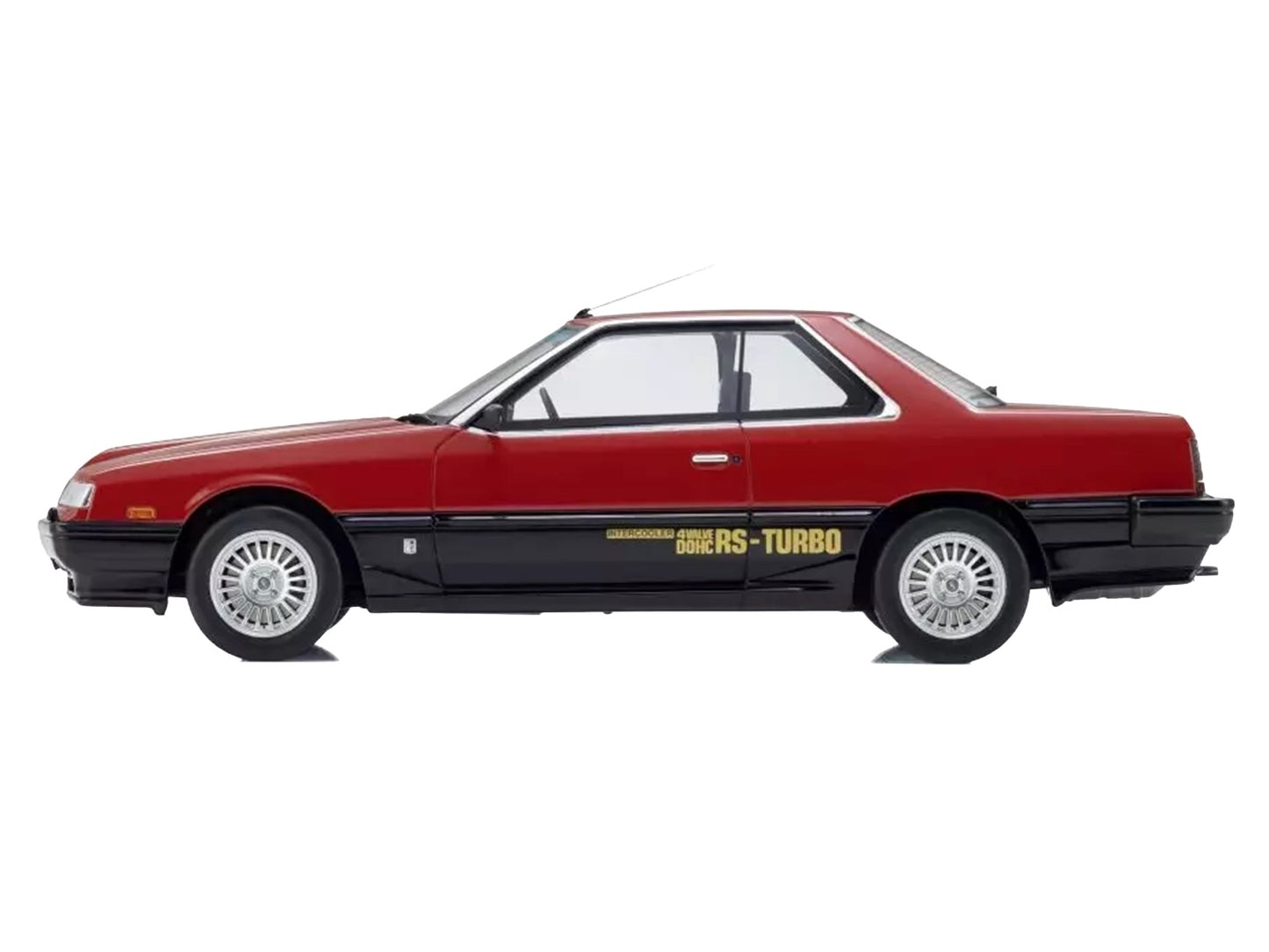 Nissan Skyline 2000 Turbo Intercooler RS-X RHD (Right Hand Drive) Red and Black 1/18 Model Car by Kyosho T&y