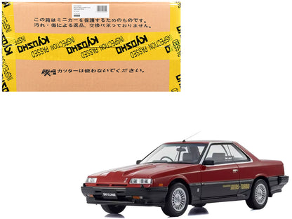 Nissan Skyline 2000 Turbo Intercooler RS-X RHD (Right Hand Drive) Red and Black 1/18 Model Car by Kyosho T&y