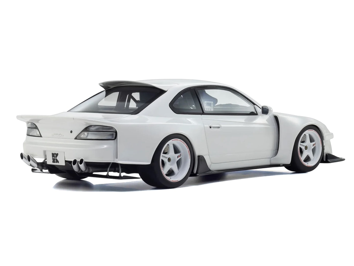 Nissan Silvia (S15) "Khyzyl Saleem" White 1/18 Model Car by Kyosho T&y