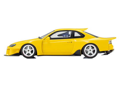 Nissan Silvia (S15) "Khyzyl Saleem" Yellow 1/18 Model Car by Kyosho T&y