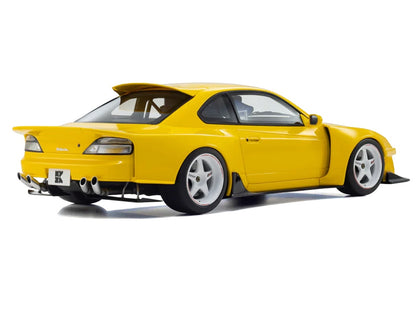 Nissan Silvia (S15) "Khyzyl Saleem" Yellow 1/18 Model Car by Kyosho T&y