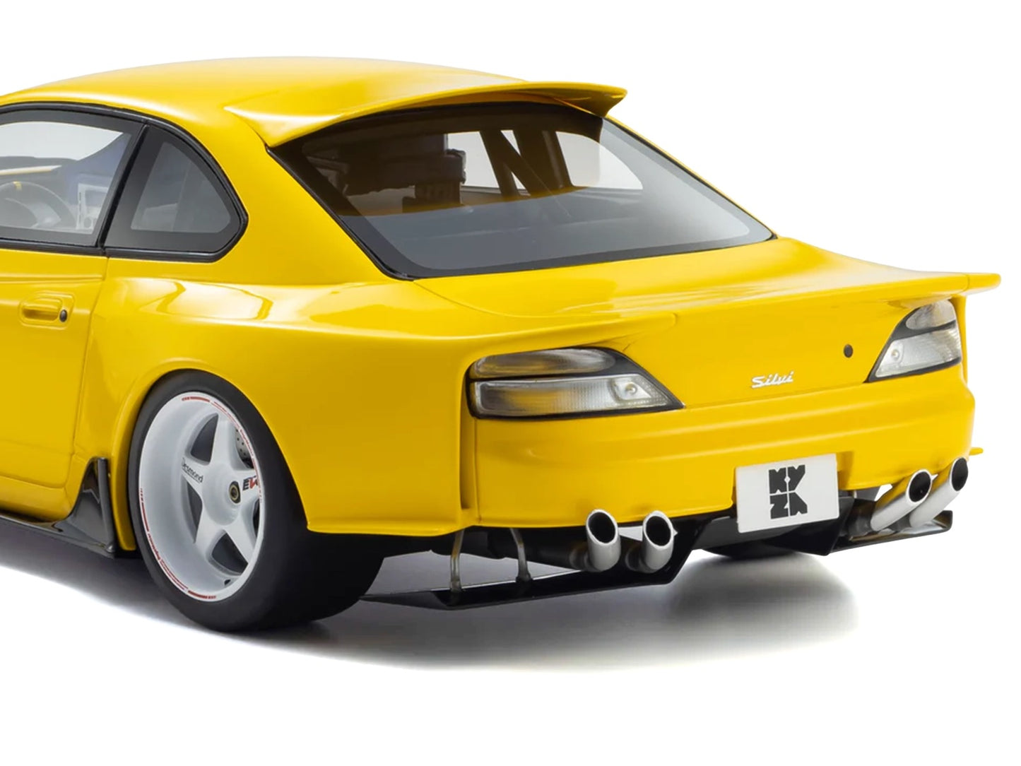Nissan Silvia (S15) "Khyzyl Saleem" Yellow 1/18 Model Car by Kyosho T&y