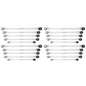 K Tool International 4 Sets of 5 Pc. Metric Double Box Univ Spline 90 Tooth