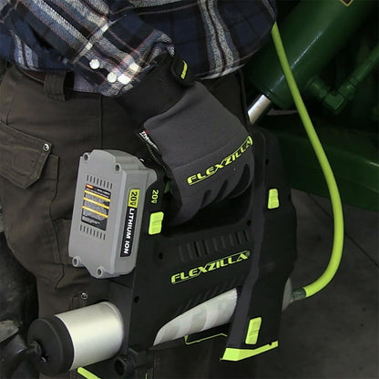 Flexzilla Grease Hose with Spring Guard 1/8" x 18" with 1/8" MNPT Ends