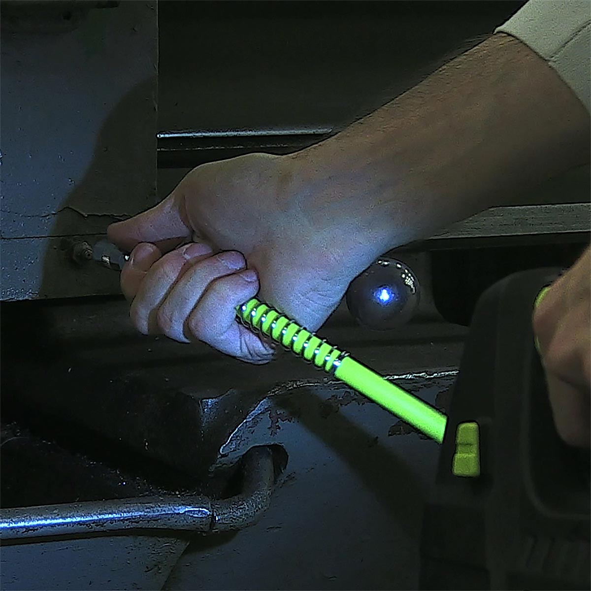 Flexzilla Grease Hose with Spring Guard - 1/8in x 36in with 1/8in MNPT Ends