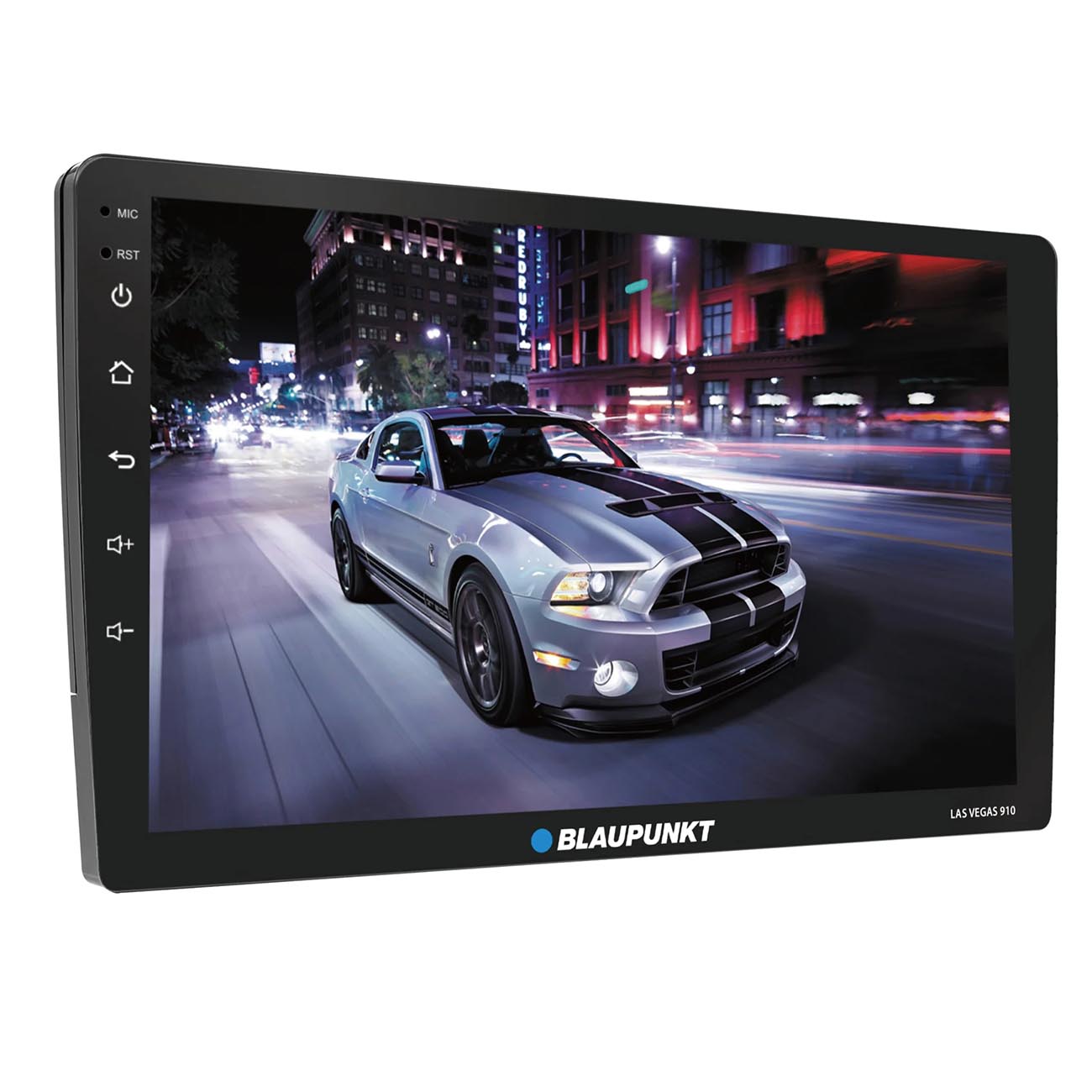 Blaupunkt 10.1” Single DIN Mechless Receiver with Wireless Apple CarPlay / Android Auto & Bluetooth