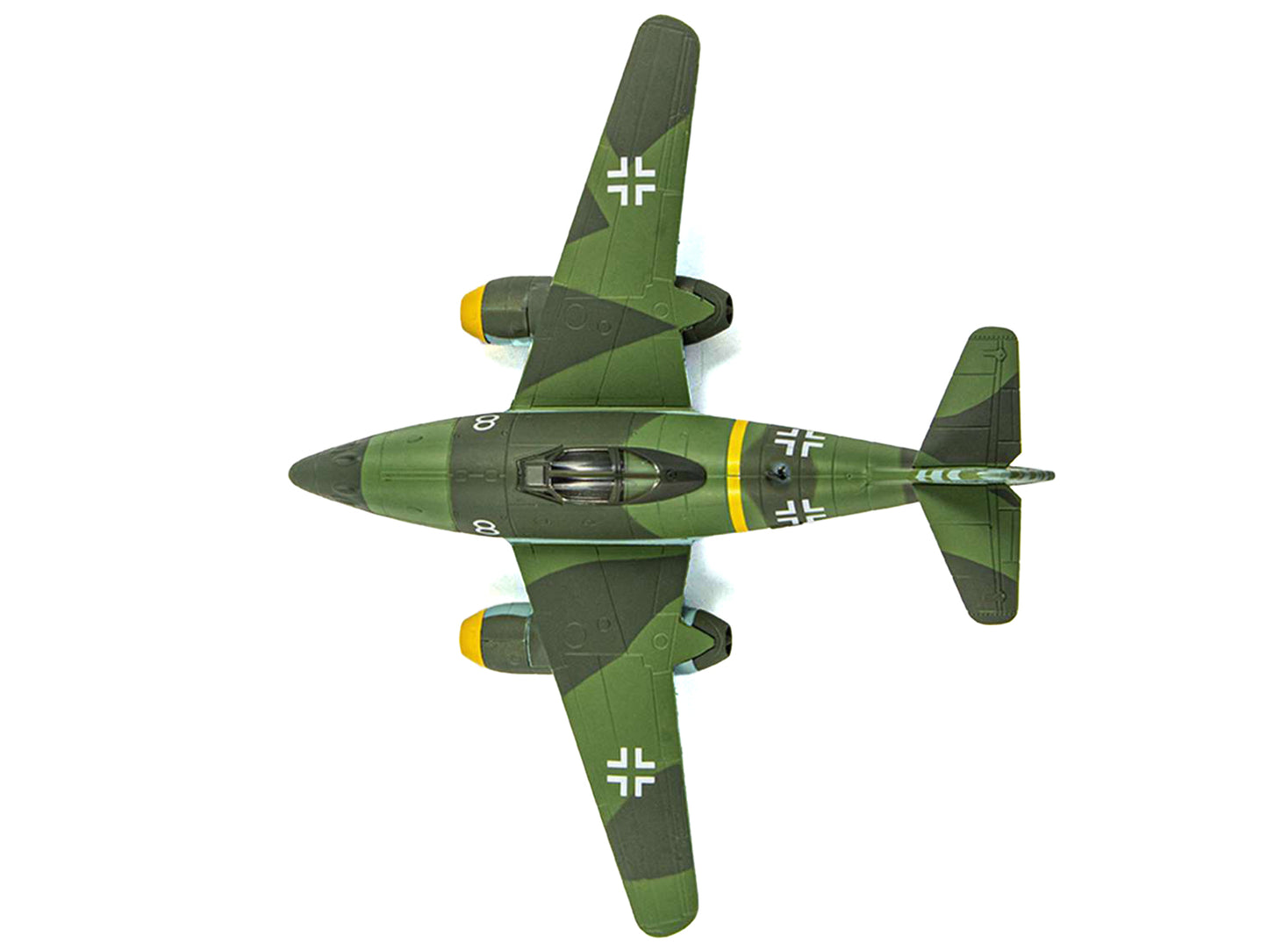 Messerschmitt Me 262 Fighter Aircraft "White 8 258 aerial victory ace Walter Nowotny Kommando Nowotny Germany" (1944) German Luftwaffe 1/72 T&y Diecast Model Airplane by Luppa