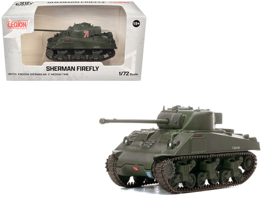 Sherman Firefly Mk.VC Medium Tank "Carole C Squadron 13th/18th Royal Hussars (Queen Mary’s Own) 27th Armoured Brigade Normandy" (1944) British Army 1/72 T&y Diecast Model by Legion