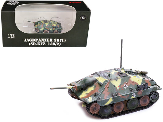Jagdpanzer 38(T) SD.Kfz. 138/2 Hetzer Tank Destroyer Camouflage "German Army World War II" 1/72 T&y Diecast Model by Legion