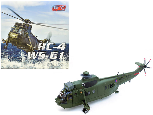 Westland Sea King HC.4 Helicopter British Royal Navy 1/72 Diecast by Legion