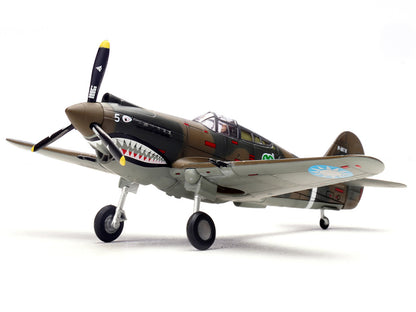 Curtiss P-40B/C Warhawk Fighter Aircraft "White 5 Charles Bond 1st Squadron Flying Tigers Chinese Air Force" (1942) 1st American Volunteer Group 1/72 Diecast Model Airplane by Legion