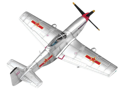 North American P-51D Mustang Aircraft "Captured from Chinese Nationalist Forces Chinese People's Revolution Military Museum" People's Liberation Army Air Force 1/72 Diecast Model Airplane by Legion