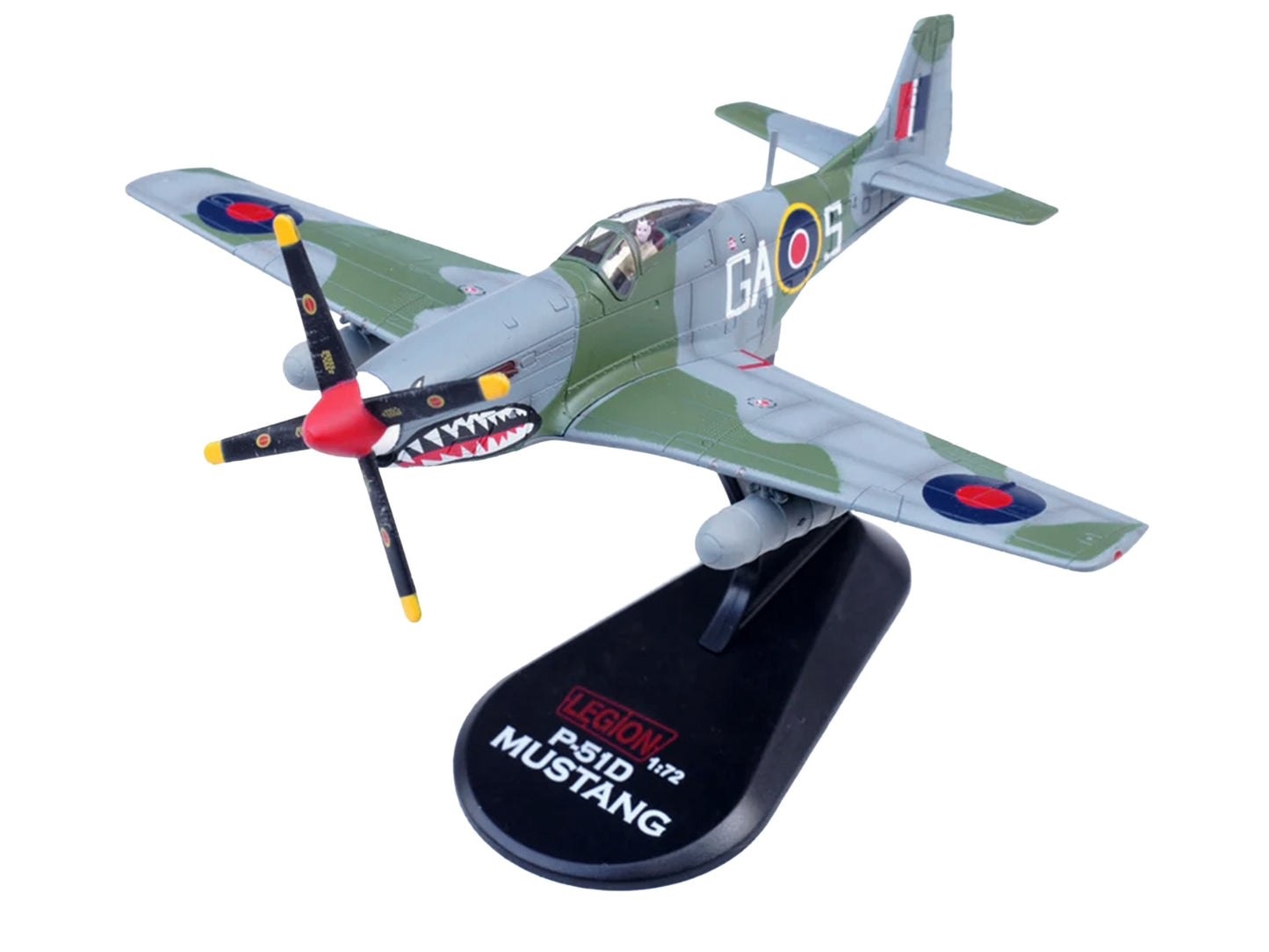 North American Mustang Mk.IV Aircraft "KH774 F/L Ellis Blanchford No. 112 'Shark' Squadron 239 Wing Italy" (1945) Royal Air Force 1/72 Diecast Model Airplane by Legion