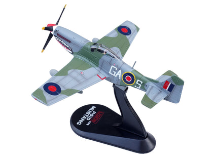 North American Mustang Mk.IV Aircraft "KH774 F/L Ellis Blanchford No. 112 'Shark' Squadron 239 Wing Italy" (1945) Royal Air Force 1/72 Diecast Model Airplane by Legion
