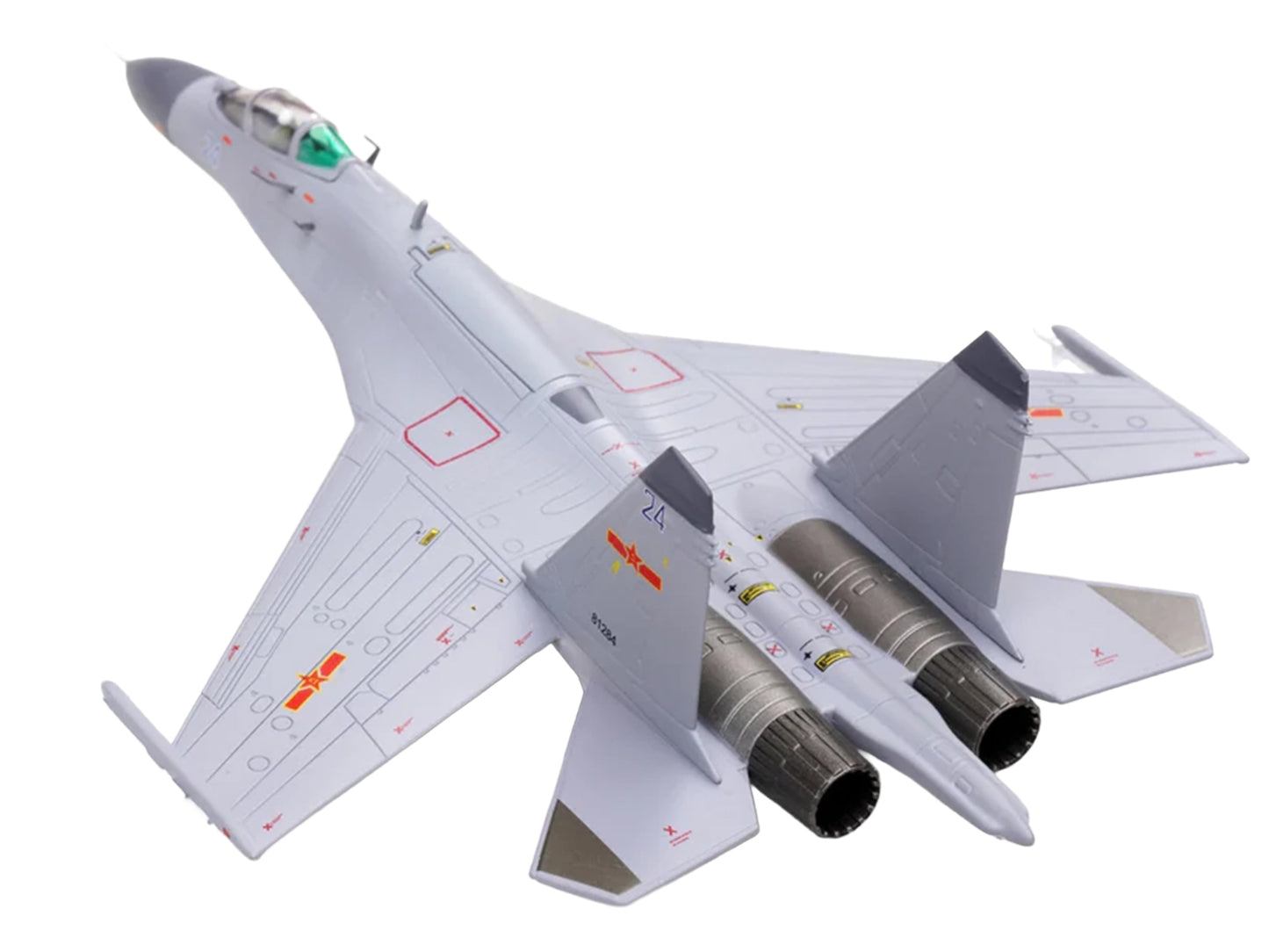 Shenyang J-11BH Yinglong Aircraft "Blue 24" (2014) People’s Liberation Army Navy Air Force 1/100 Diecast Model Airplane by Legion