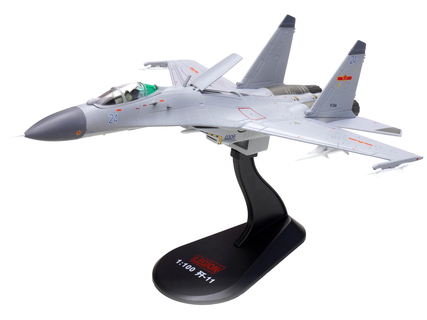 Shenyang J-11BH Yinglong Aircraft "Blue 24" (2014) People’s Liberation Army Navy Air Force 1/100 Diecast Model Airplane by Legion