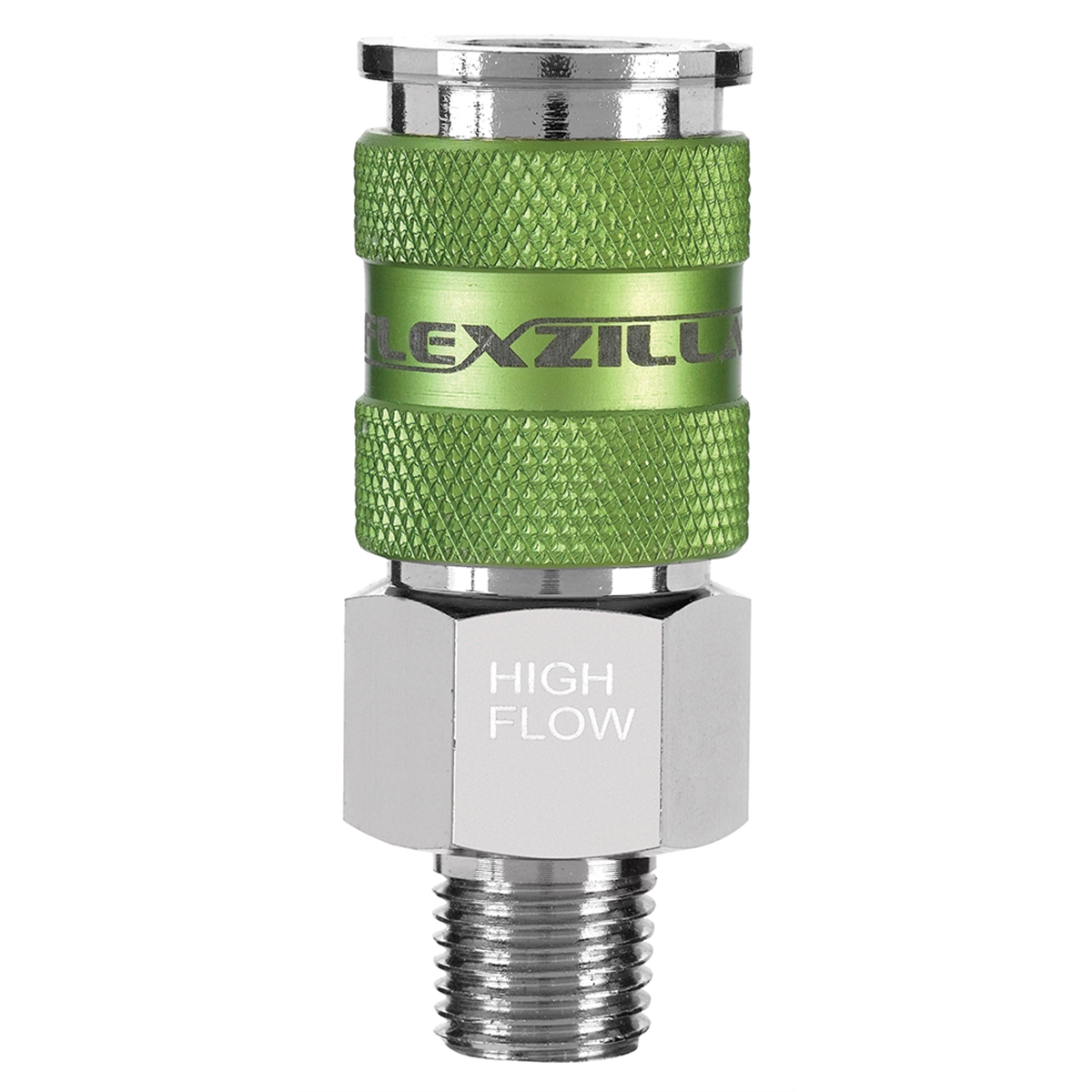 Legacy Manufacturing Flexzilla Pro High Flow Coupler, 1/4" Body, 1/4" MNPT