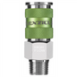 Legacy Manufacturing Flexzilla Pro High Flow Coupler, 1/4" Body, 3/8" MNPT