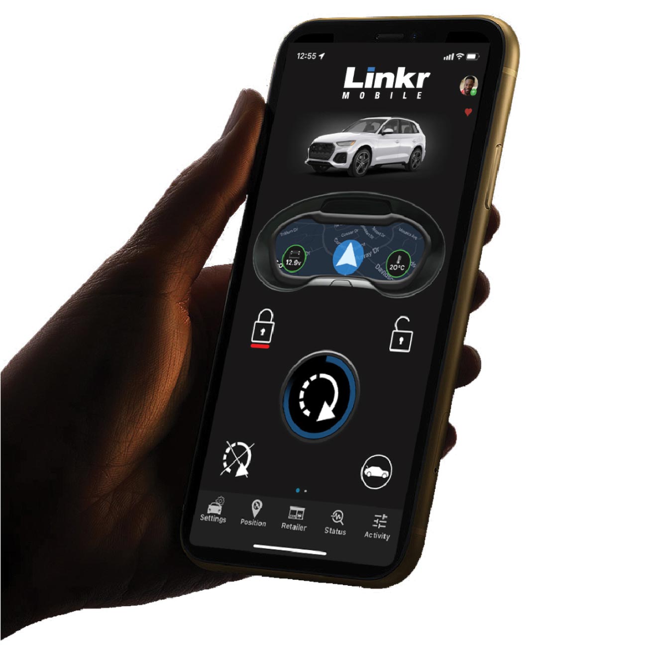 Omega Smart Phone Interface -  LOCKUNLOCKSTARTSTOP GPS LOCATE & MORE!