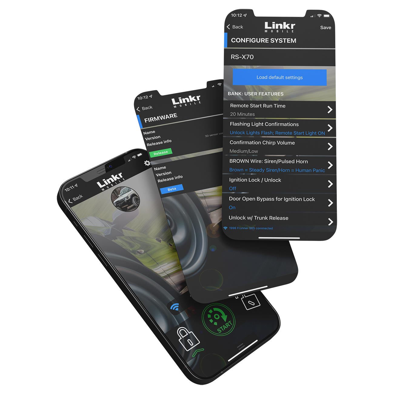 Omega Smart Phone Interface -  LOCKUNLOCKSTARTSTOP GPS LOCATE & MORE!