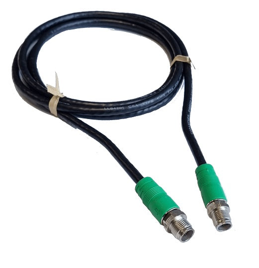 Lowrance 16.5ft Ethernet Cable Green M12 8-pin male-male